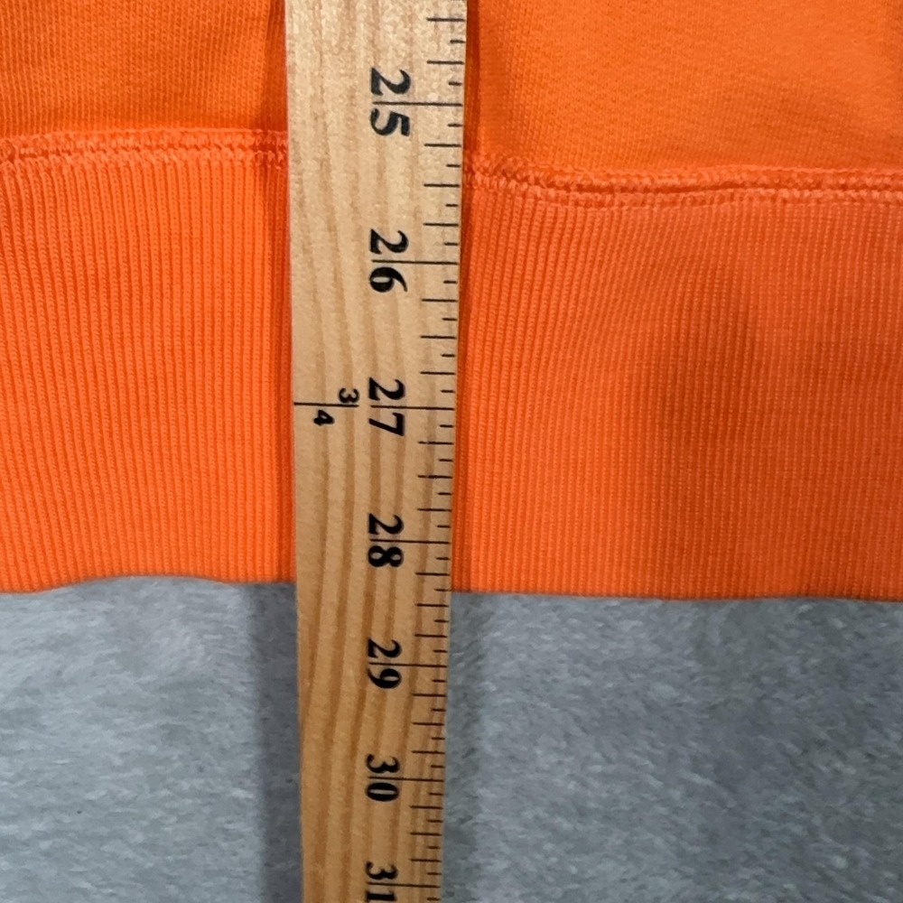 Polo Ralph Lauren Hoodie Mens XXL Orange Polo Bear Pullover Fleece Sweatshirt - Picture 7 of 9